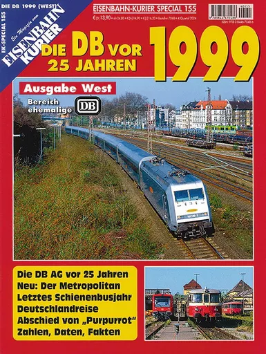 EK Special 155: Die DB vor 25 Jahren 1999 - Ausgabe WEST