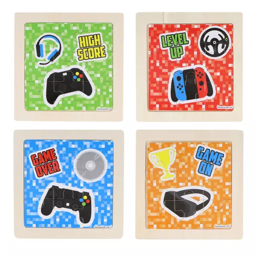 Wooden Puzzle - Gamer - Box of 48