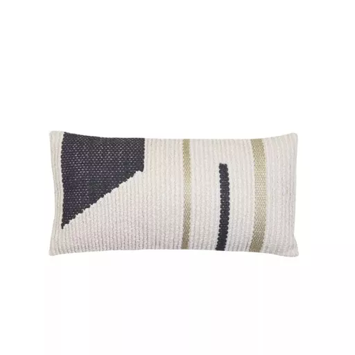 Lumbar cushion, Dieren, Cream & Black