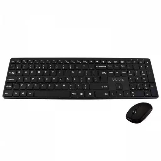 V7 CKW550UKBT keyboard Mouse included USB + Bluetooth QWERTY UK English Black