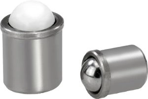 K0333 - Spring Plungers Smooth Version In Stainless Steel
