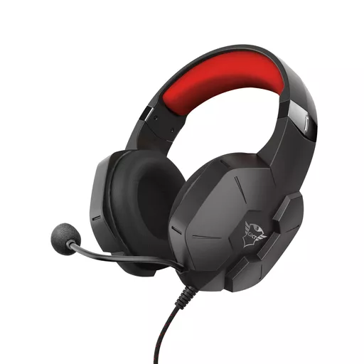 Trust GXT 323 Carus Headset Wired Head-band Gaming Black, Red