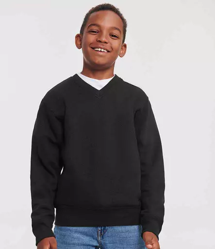 Russell Schoolgear Kids V Neck Sweatshirt