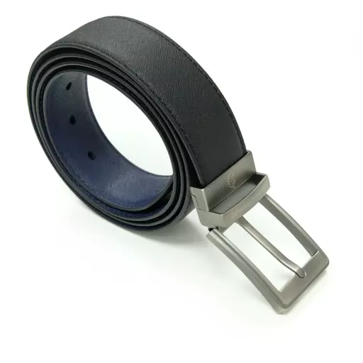 Black and Indigo Reversible Belt 3