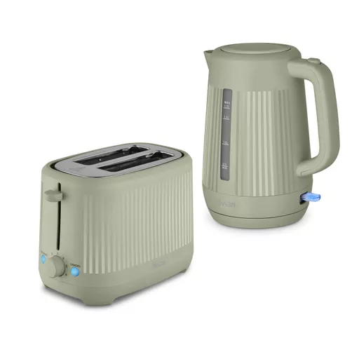 Swan Linea 1.7L Jug Kettle and 2 Slice Toaster