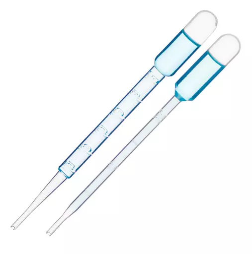Plastic pasteur pipettes 3ml pk500