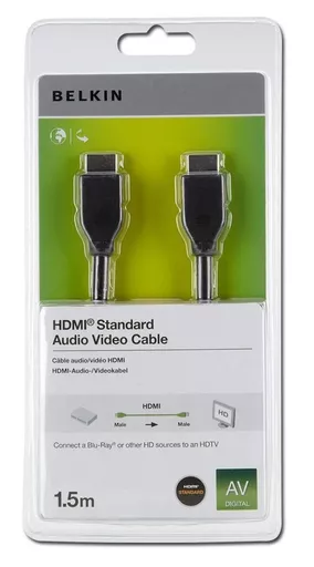 Belkin HDMI 1.4 1.5m HDMI cable HDMI Type A (Standard) Black