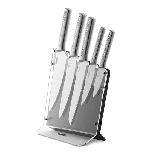 Tower 5pce S/S Knife Set