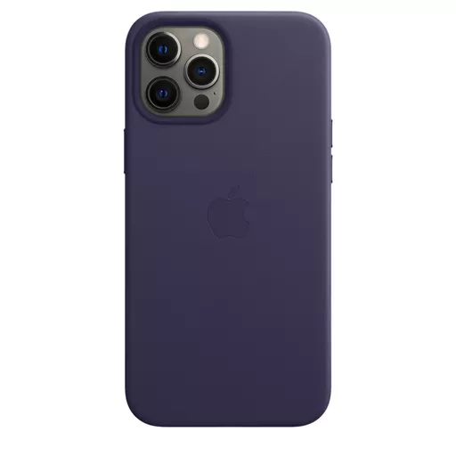 Apple iPhone 12 Pro Max Leather Case with MagSafe - Deep Violet