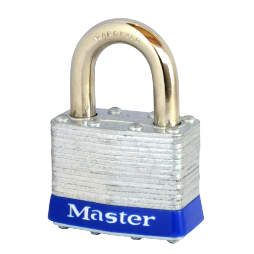 MASTER LOCK Open Shackle Unassembled Laminated Padlock