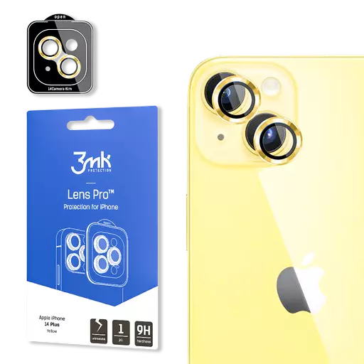 3mk - Lens Protection Pro (Yellow) - For iPhone 14 Plus