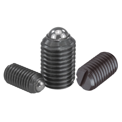 K0309 Inch - Spring Plungers With Slot And Ball In Steel