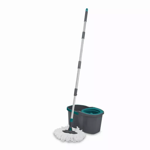 Compact Spin Mop and Bucket
