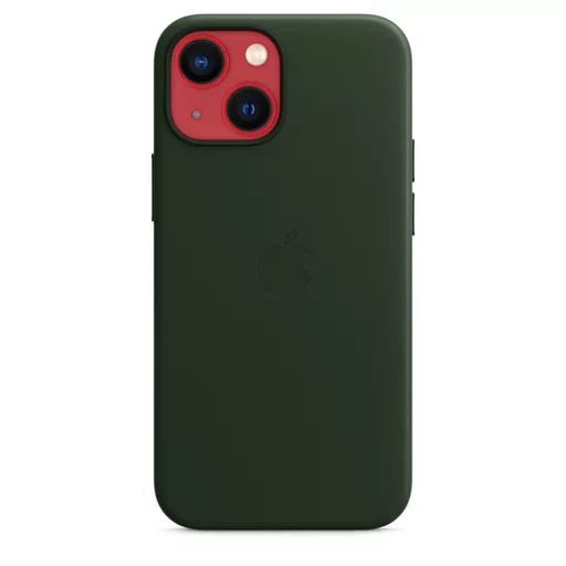 Apple iPhone 13 mini Leather Case with MagSafe - Sequoia Green