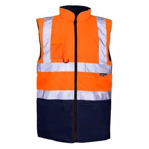 Supertouch Orange/Navy 2 Tone Bodywarmer