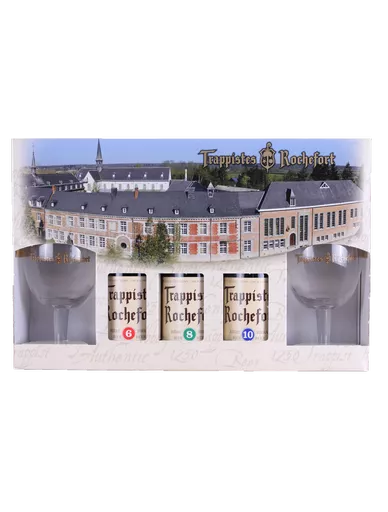 Rochfort Gift Pack 4x33cl + 2 glass