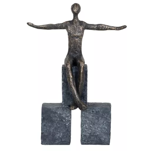 Blocks Sitting Woman Sculpture