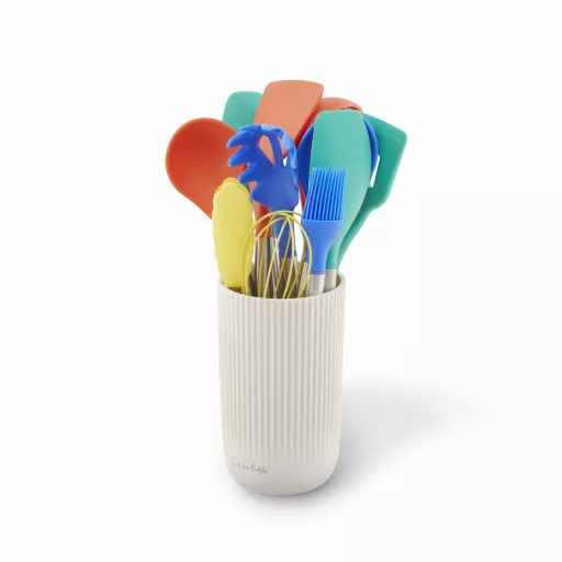 Sur La Table Set of 12 Utensils with Stand