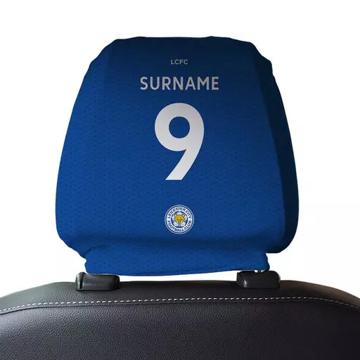 Leicester City Back of Shirt Car Headrest Cover