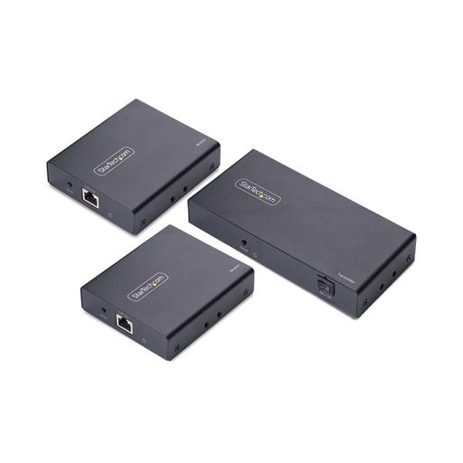 StarTech.com 2-Port HDMI Extender and Splitter Over CAT6, 4K 60Hz, Up to 230ft (70m), 1x2 HDMI over Ethernet Distribution Kit with IR and Power Over Cable