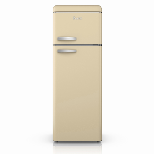 Swan Cream Top Mounted Retro Fridge Freezer