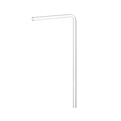 DELIVERY TUBE L bend small, 75 x 150 x 6 mm