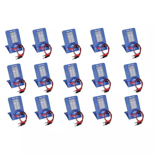 MOUNTED SOLAR CELL CLASS SET OF 15