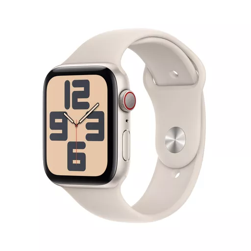 Apple Watch SE OLED 44 mm Digital 368 x 448 pixels Touchscreen 4G Beige Wi-Fi GPS (satellite)