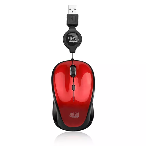 Adesso iMouse S8R - USB Illuminated Retractable Mini Mouse