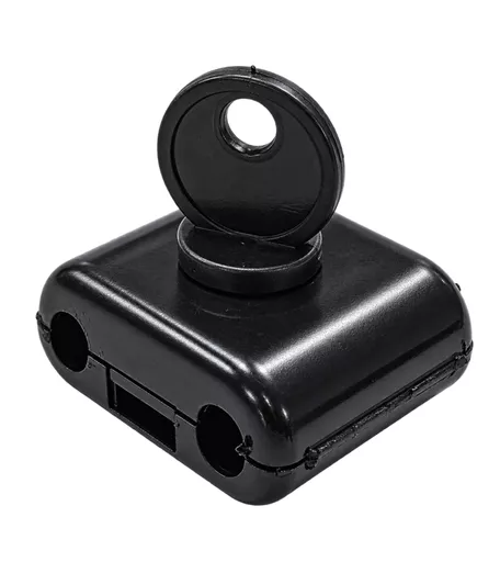 Black Security Lock for Euro Hooks