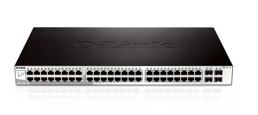 D-Link DGS-1210-52 network switch Managed L2 Gigabit Ethernet (10/100/1000) 1U Black