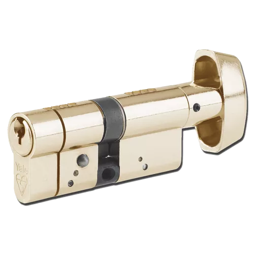 YALE Snap Resistant Euro Key & Turn Cylinder