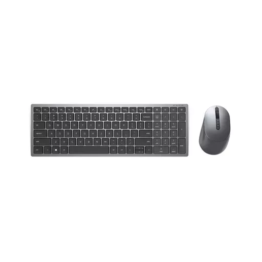 DELL KM7120W keyboard Mouse included Office RF Wireless + Bluetooth QWERTY US International Grey, Titanium