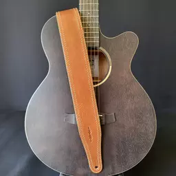 GS41 tan leather guitar strap Pinegrove 135755.jpg