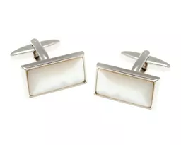 Rectangular Mother Of Pearl Cufflinks (2)