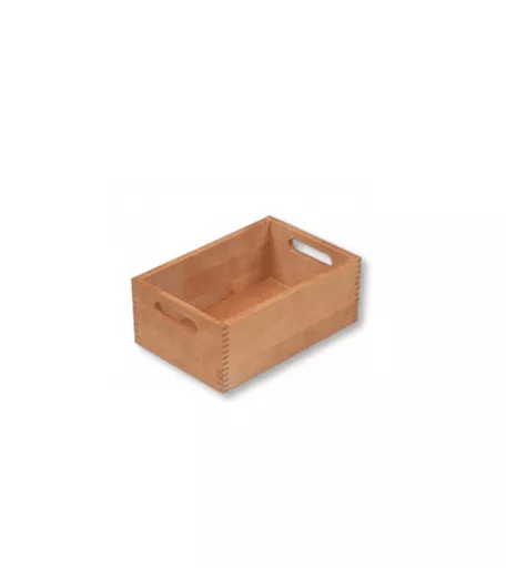 Beech Wood Stacking Box - 290mm x 185mm x 110mm