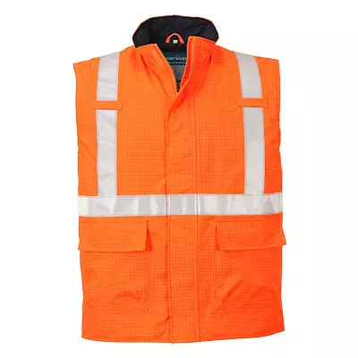 Bizflame Rain Hi-Vis FR Bodywarmer