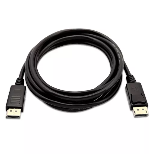 V7 Black Video Cable DisplayPort Male to DisplayPort Male 3m 10ft