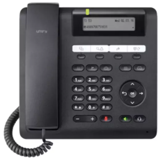 Unify OpenScape DeskPhone CP200T IP phone Black