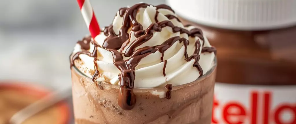 Frozen Nutella Milkshake 