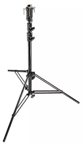 Manfrotto Black Chrome Plated 3-Section Steel Stand