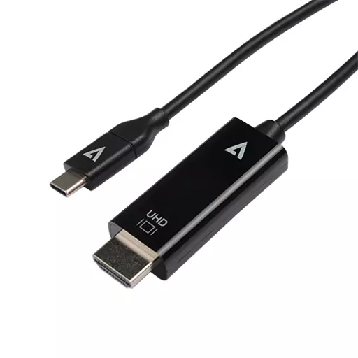 V7 V7UCHDMI-1M video cable adapter USB Type-C 3.2 Gen 1 HDMI Black