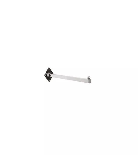 Chrome Wall Mounted Straight Arm with Ball End 300mm