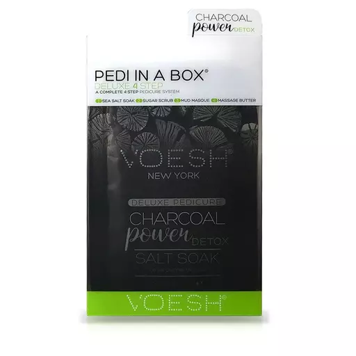 Voesh Pedi In A Box Deluxe 4 Step Charcoal