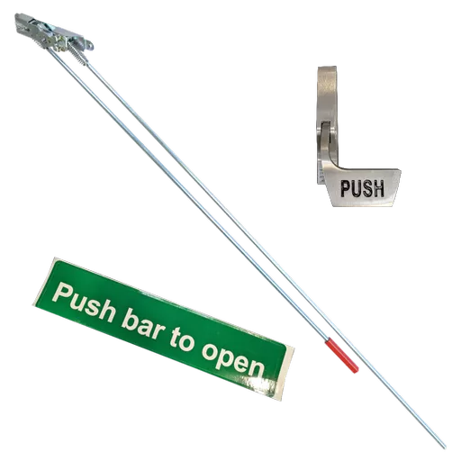 AXIM PR7085 Concealed Rod Push Pad Exit Device