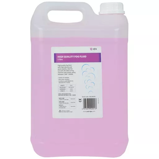 QTX High Quality Fog Fluid Pink - 5 Litre
