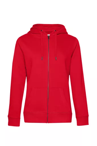 Women's Queen Zipped Hooded Sweat