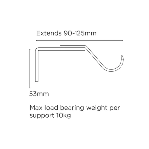 35mm Metal Passing Support MB