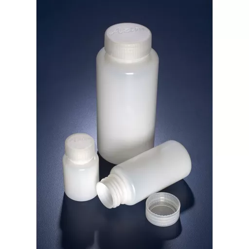 Bottles 1L Azlon HDPE With Mouth and PP Cap PK 5
