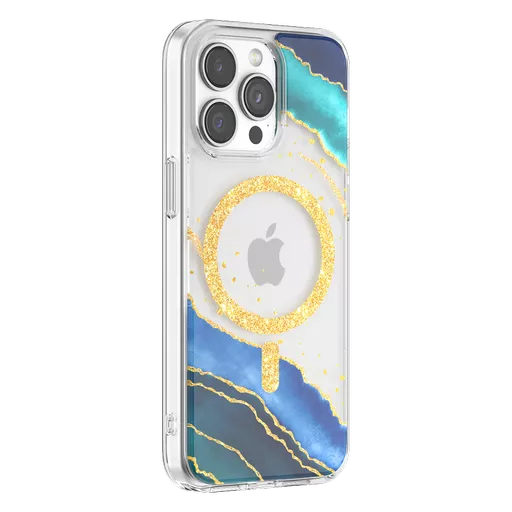 Devia - Wind MagSafe Case for iPhone 15 Pro - Wave Agate